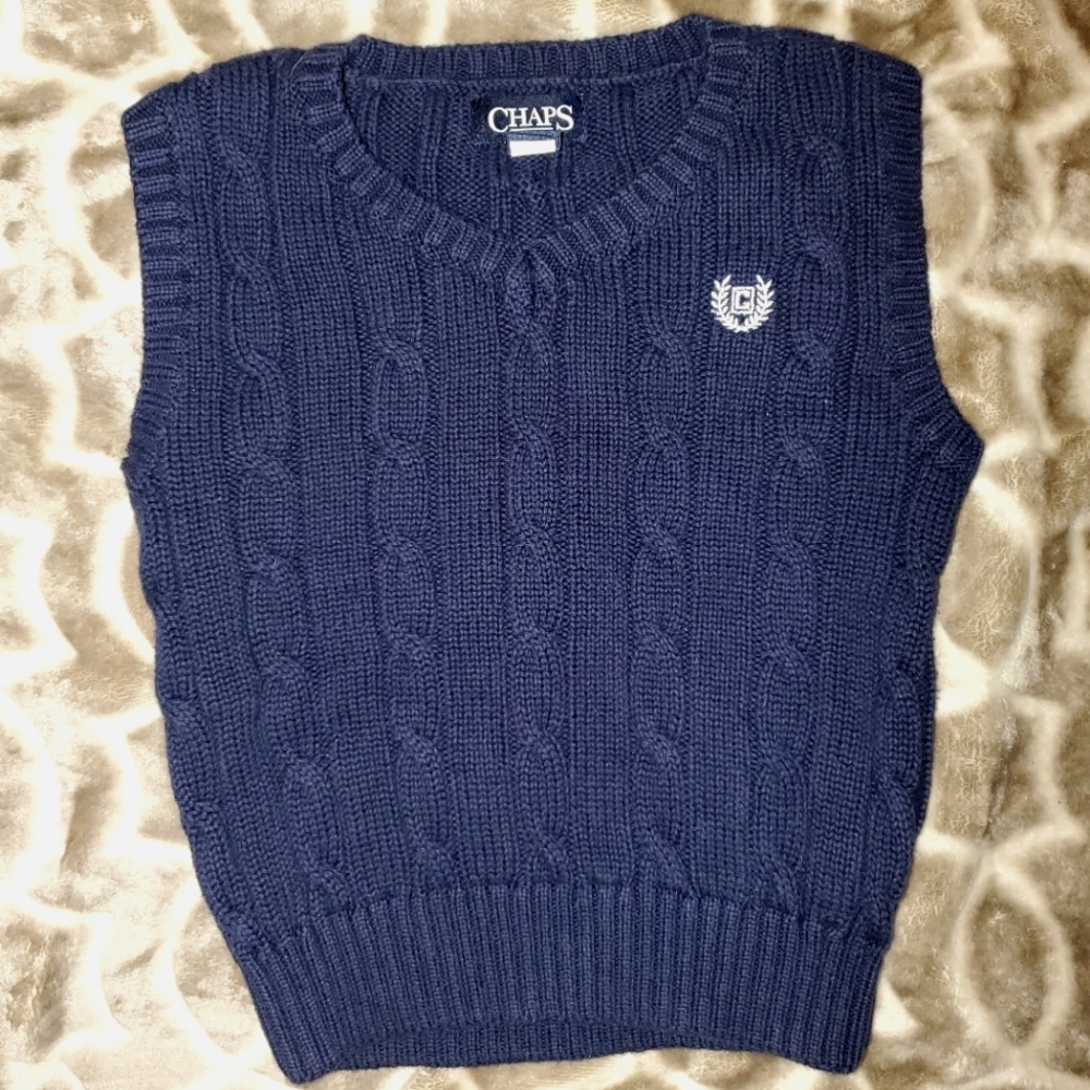 5 for $25 | Chaps Toddler Cable Knit Sweater Vest